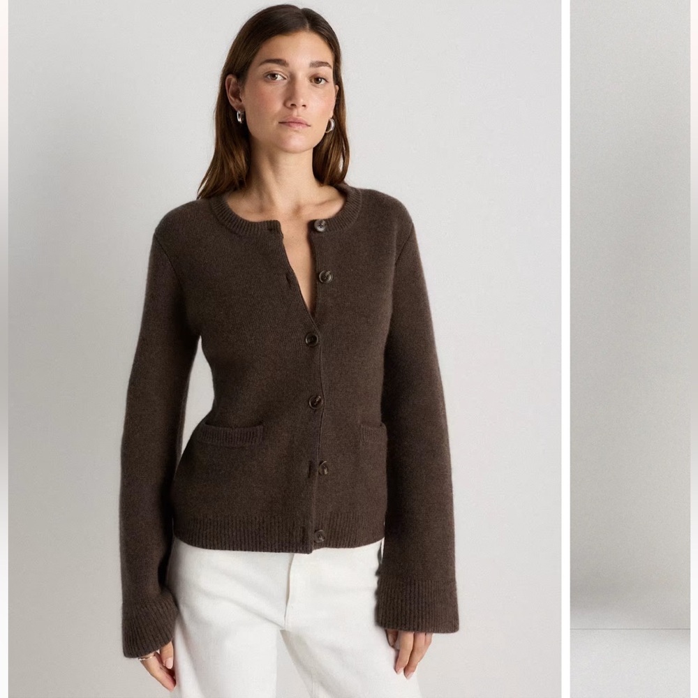 Quince - Mongolian Cashmere Structured Cardigan - price is firm - Picture 3 of 9